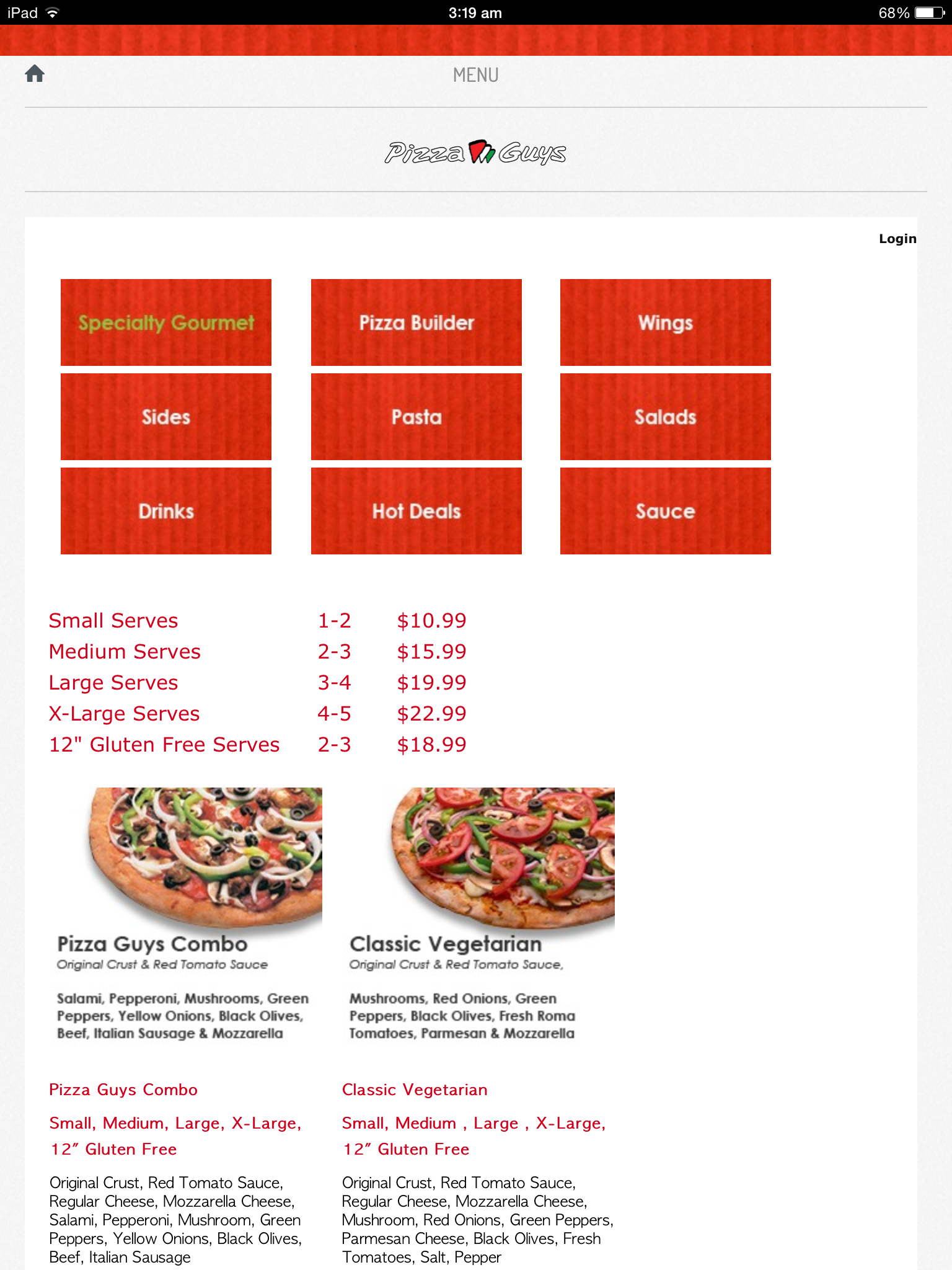 Pizza Guys Mobile App Ingress IT Solutions